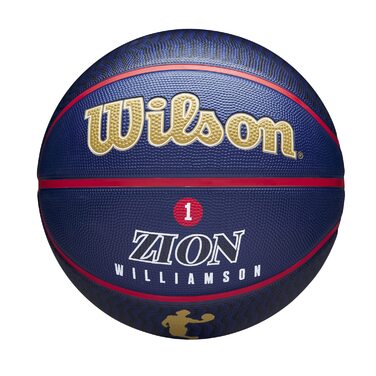 М'яч для баскетболу Wilson NBA Player Icon Outdoor - Size 7 (29.5 дюймів) та Mini Size 7 New Orleans Pelicans