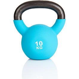 Гиря Sport-Tec 10 кг, світло-блакитна, для фітнесу та бодібілдингу