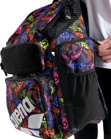 Рюкзак для плавання Arena One Go, 45 літрів, для подорожей, спортивний, великий, з дизайном 'Морська черепаха'