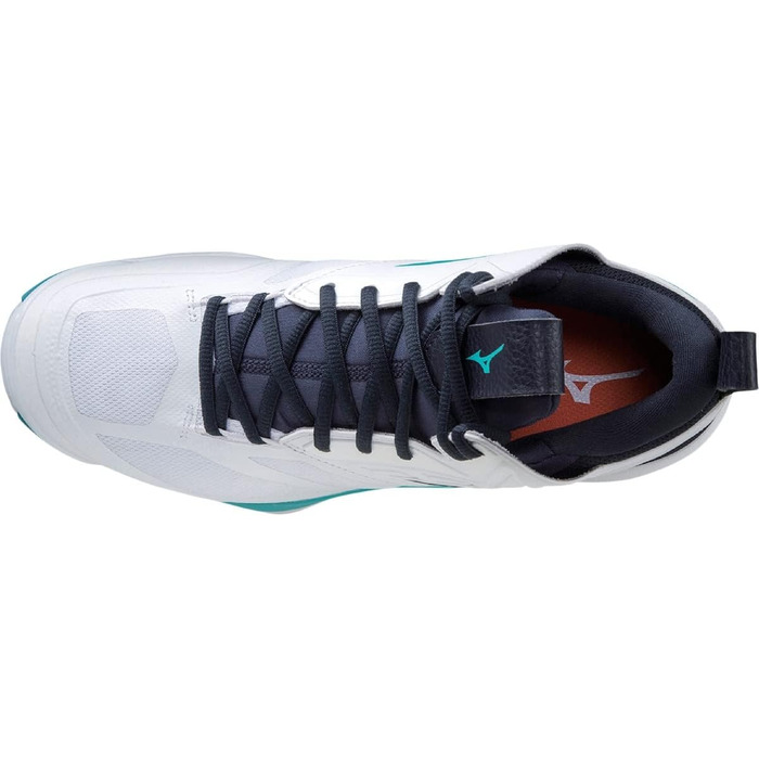 Кросівки Mizuno Wave Momentum 2 Mid - білі, сині, кераміка (EU 50)