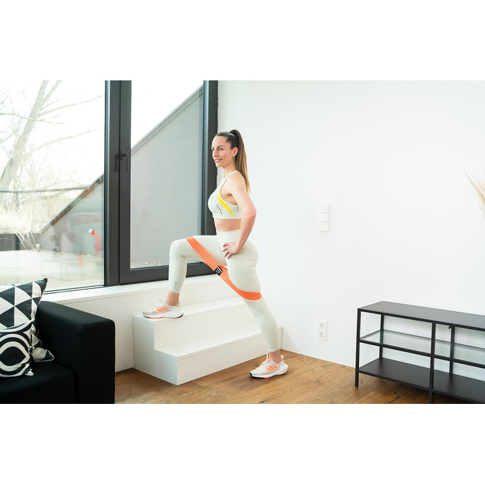 NEOLYMP Набір фітнес-гумок 5 шт. для силових тренувань, Booty Band, з електронною книгою та програмою