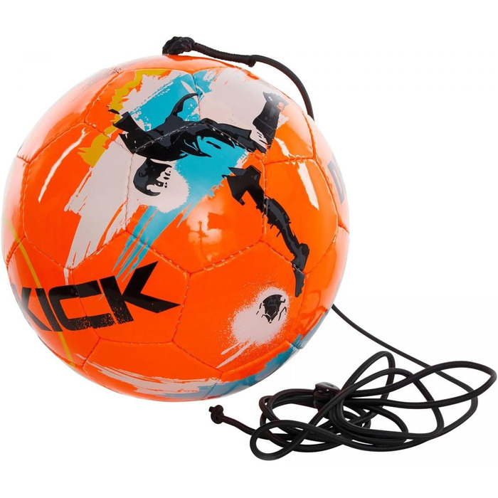 Футбольний м'яч Derbystar Multikick, розмір 5, помаранчево-жовтий