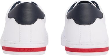 Чоловічі кеди Tommy Hilfiger Vulcanized Sneaker Essential білі, шкіряні деталі, розмір 42 EU