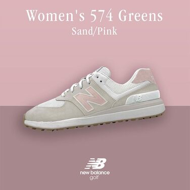 Жіноче golf-взуття New Balance 574 Greens V2 (38 EU, Рожевий)