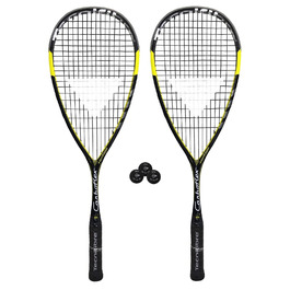 Сквош ракетка Tecnifibre Carboflex 125 Heritage з набором м'ячів (різні варіанти)