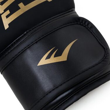 Боксерські рукавички Everlast Cardio Elite Gold/Black, для тренувань, мішка, лап, швидкості, відкритий великий палець, відкритий великий палець, подвійне шарування піною, ергономічне захоплення - Оригінальні Everlast BLACK/GOLD S/M