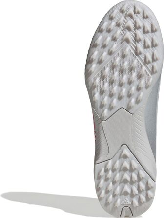 Дитячі футбольні бутси adidas F50 Messi League Turf для штучного покриття, розмір EU 33, білий, червоний, сріблястий