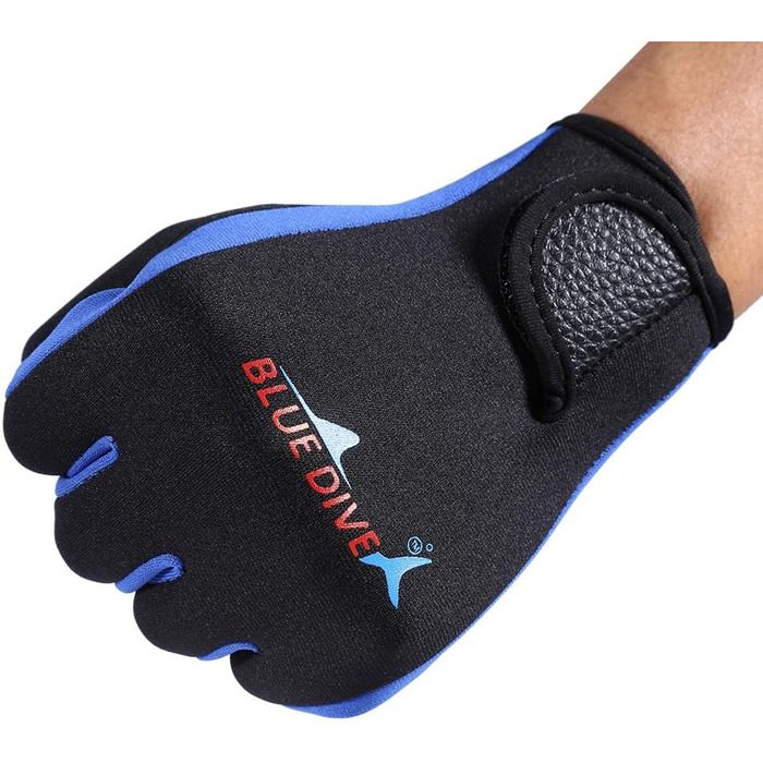 Рукавички для дайвінгу VGEBY1, 1 пара, 3 кольори, п'ятипалі неопренові рукавички для дайвінгу, снорклінгу, каякінгу, серфінгу та інших водних активностей, темно-синій L