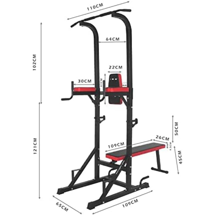 ISE Kraftturm Power Town - багатофункціональний турнік для дому SY-4006, до 120 кг