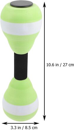 Водні гантелі Kisangel для плавання та фітнесу - набір 2 шт. (27x8.5 см)
