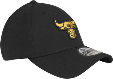 Кепка New Era 39Thirty Stretch Chicago Bulls чорний/золотий S-M