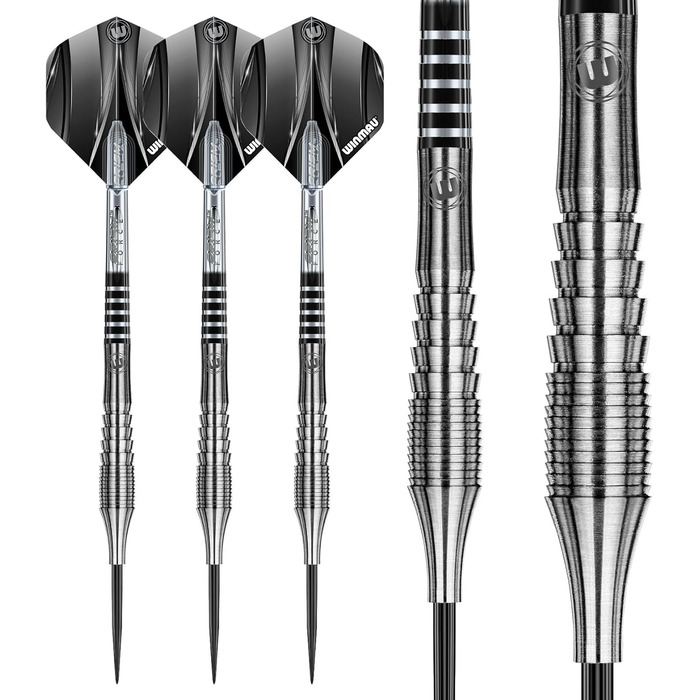 Професійний дартс-набір WINMAU Sniper 23 г з вольфраму з оперенням та шафтами