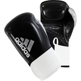 Боксерські рукавички adidas Hybrid 65, 10 унцій, чорні/білі, для чоловіків