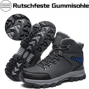 Чоловічі зимові чоботи Frysen, водонепроникні, утеплені, для міста та трекінгу, розмір 39-47 EU, сірий (43 EU)