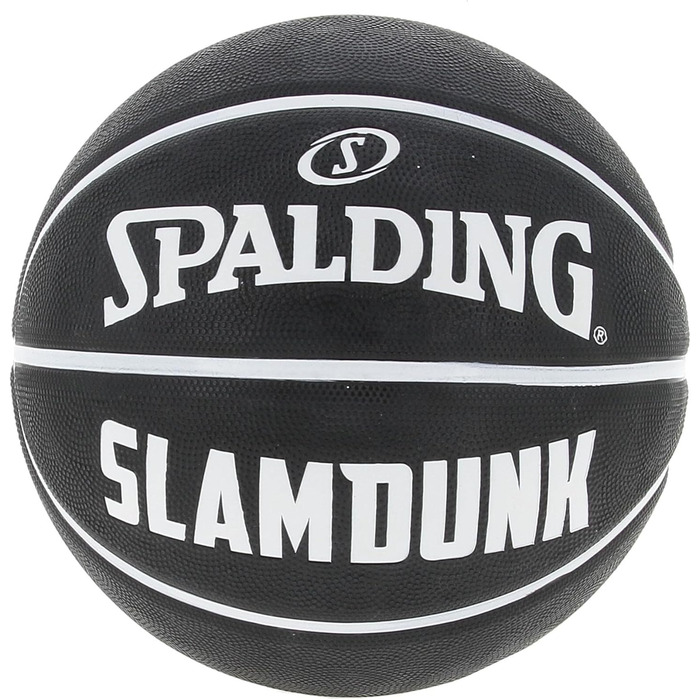 Баскетбольний м'яч Spalding Slam Dunk №7, чорний, для дорослих
