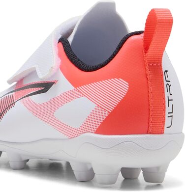 Дитячі футбольні бутси PUMA Ultra 5 Play V Fg/Ag Rb Jr - 34.5 EU (Білий, Чорний, Червоний)