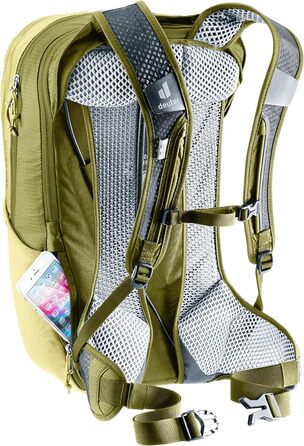 Велосипедний рюкзак Deuter Race Air 14+3 л, вентиляція спини, легкий