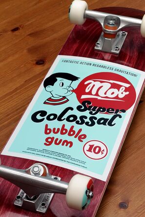 Скейтборд MOB Bubble 7.75 дюйма, 7 шарів клену, готовий, червоний, для підлітків і дорослих, початківців і профі