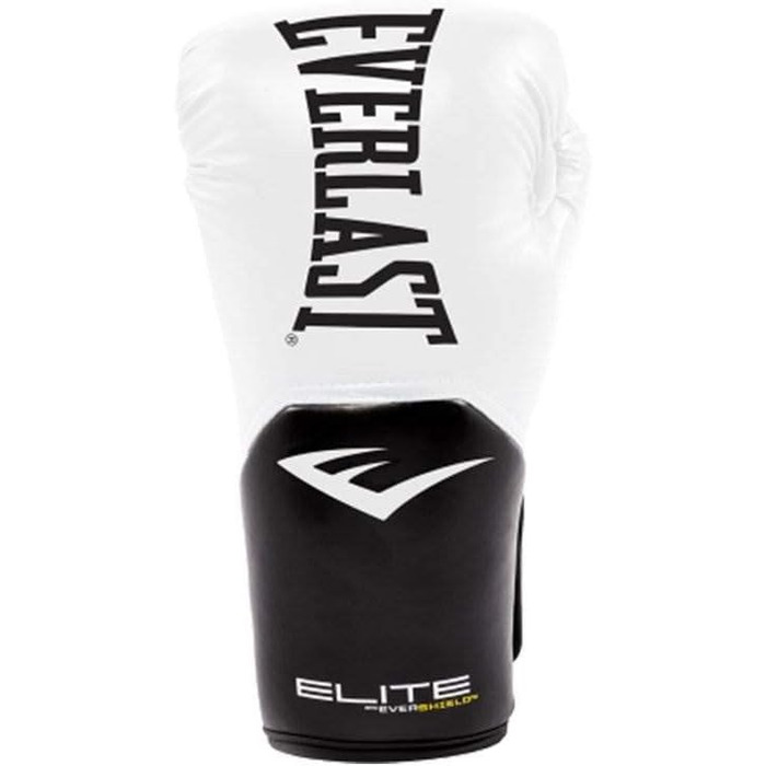 Боксерські рукавички Everlast Elite 2 для мішка, спарингу та роботи з лапами, на липучці, з ергономічним грифом, спінений наповнювач