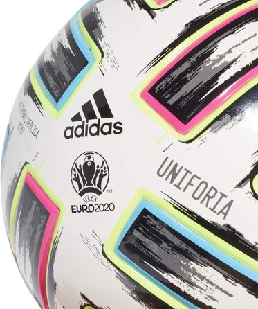М'яч для футболу adidas Uniforia Mini, біло-чорно-зелений, для дорослих і дітей