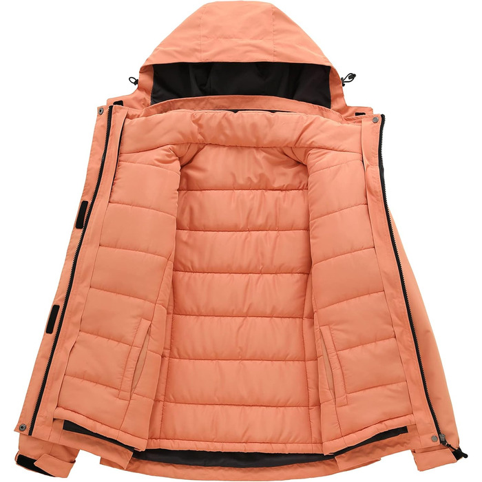 Жіноча 3-в-1 сноуборд куртка Mountain: водонепроникна, вітронепроникна, тепла, для гірськолижного спорту та походів, рожева