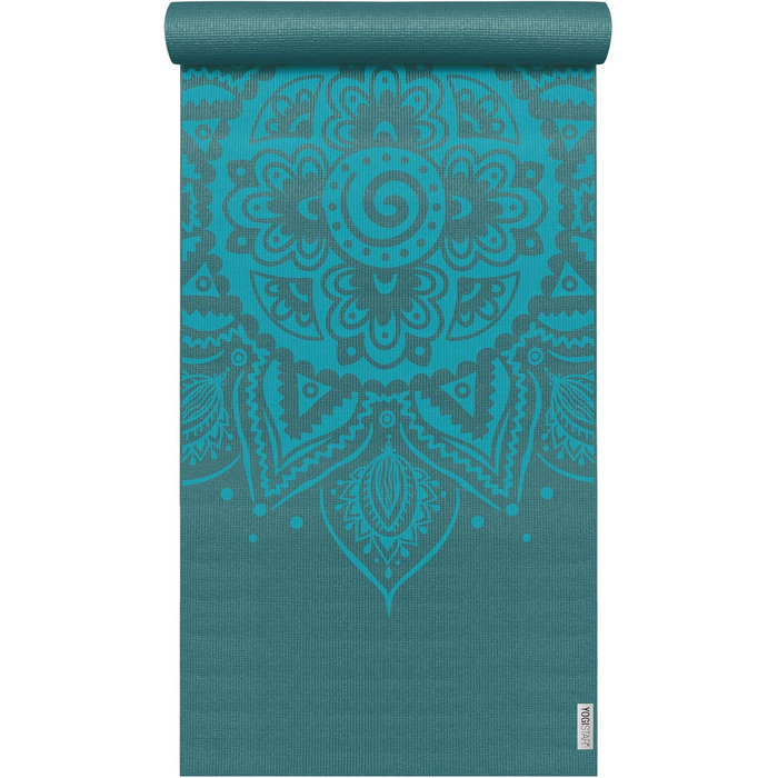 Йога-мат Yogistar Yogimat Basic Art Collection Спіраль Мандала, килимок для йоги, антиковзкий, 183x61 см