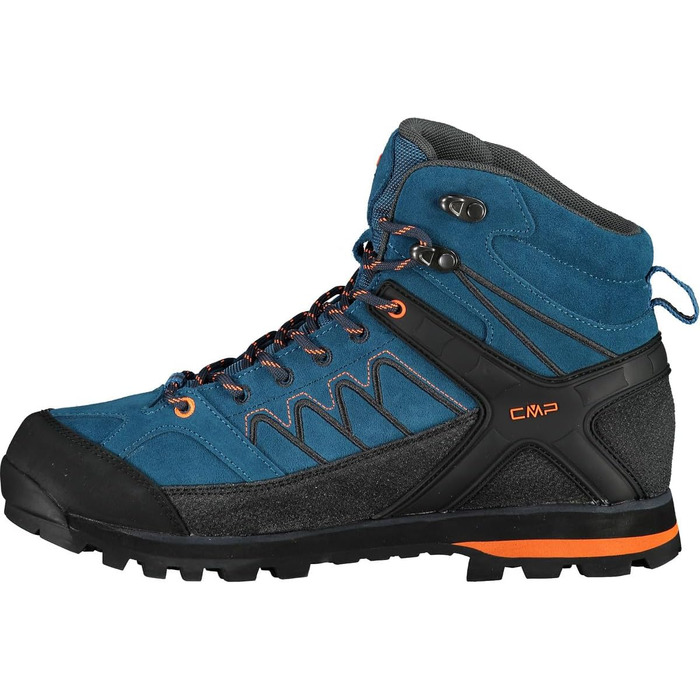 Чоловічі трекінгові черевики CMP Moon Mid Trekking Shoe WP, Deep Lake Antracite, 39 EU