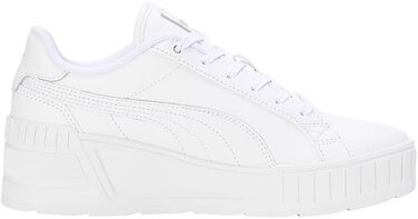 Жіночі футбольні бутси PUMA Karmen Wedge White (40.5 EU, White/White/Gold)