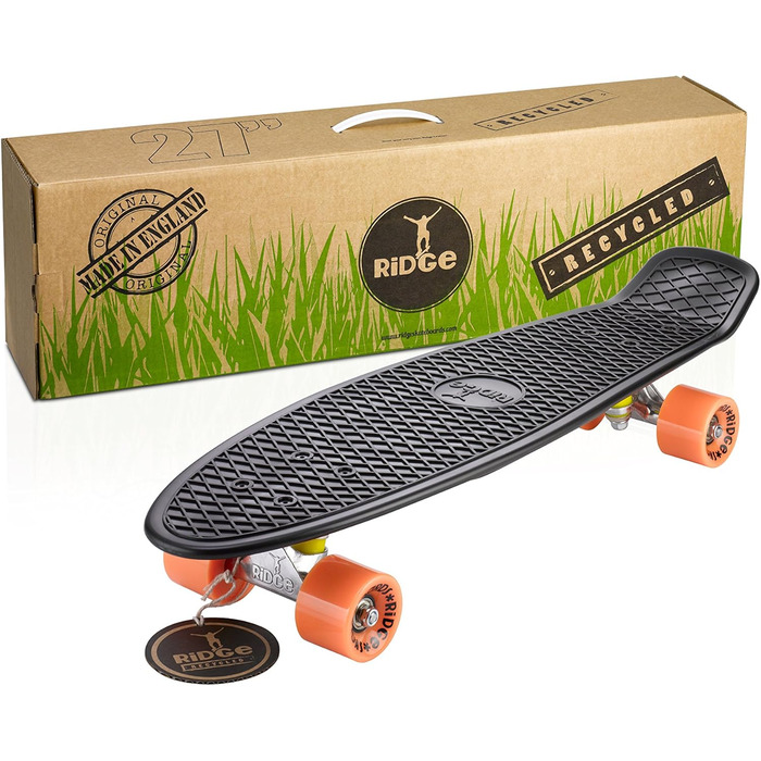 Скейтборд Ridge Recycled 27'' Nickel Board, 69 см, європейський, повний комплект