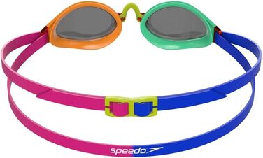 Окуляри для плавання Speedo Fastskin Speedsocket 2 з дзеркальними лінзами, унісекс, зелено-оранжеві, універсальний розмір