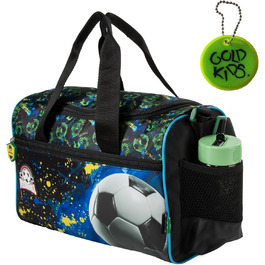 Спортивна сумка Goldkids для дітей (дівчаток та хлопчиків) з мотивом футболу - 40x22x20 см