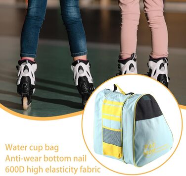 Сумка для роликових ковзанів та інлайнів для дітей та дорослих, преміум-якість (Stil F)