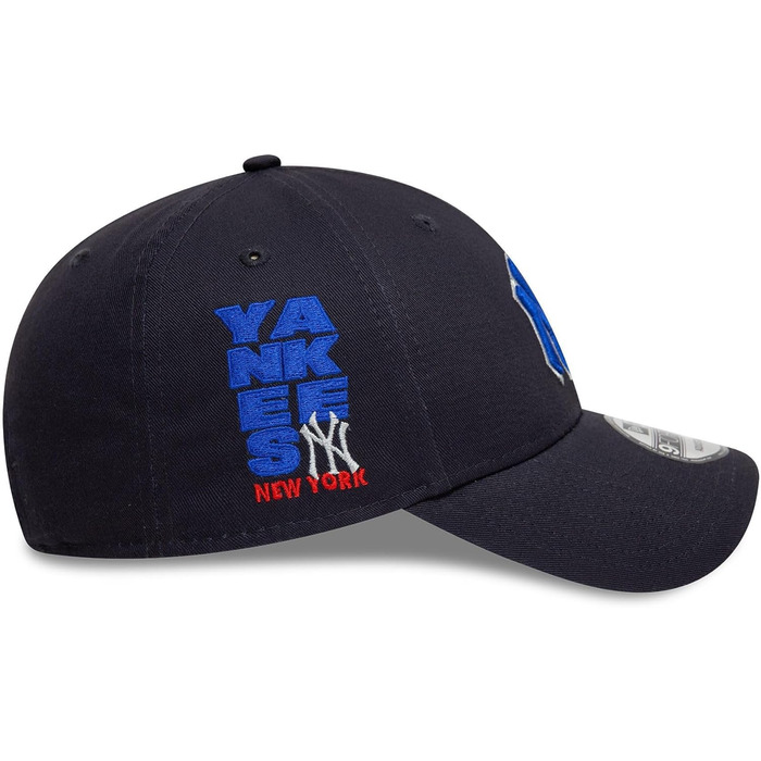 Кепка New Era Basecaps 9Forty з регульованим розміром, особливі дизайни, вигнутий козирок, логотип, універсальний розмір (New York Yankees #37298)