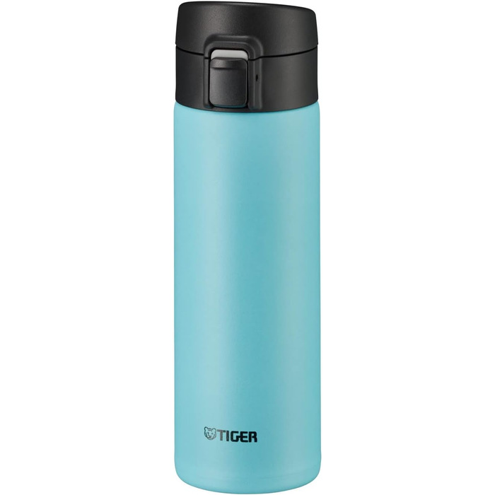 Термос-пляшка Tiger MKA-K 480 мл, ультралегкий, BPA-free, для напоїв, тримає 24 год холоду та 12 годин тепла, Японія, небесно-блакитний