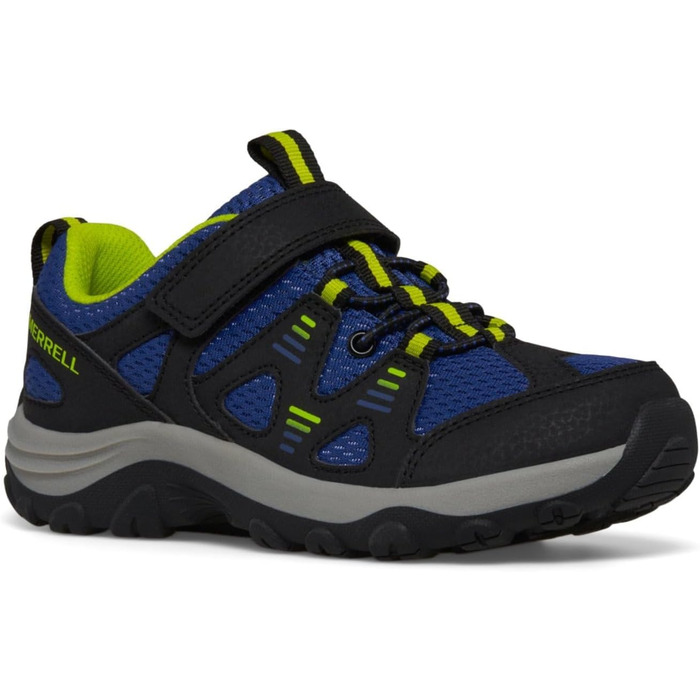 Дитячі трекінгові черевики Merrell Trail Chaser 2, чорно-синьо-лаймові, унісекс (Big Kid)