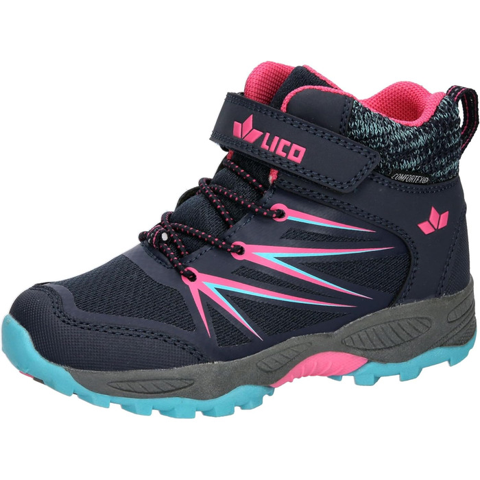 Дитячі кросівки Lico Fernley VsTrail для бігу, 37 EU, блакитний, рожевий, бірюзовий