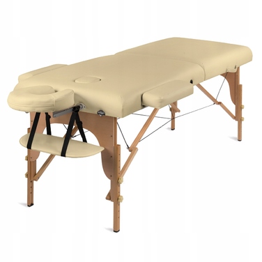 Складаний масажний стіл Medimas Prosport 2 Deluxe, дерево, бежевий