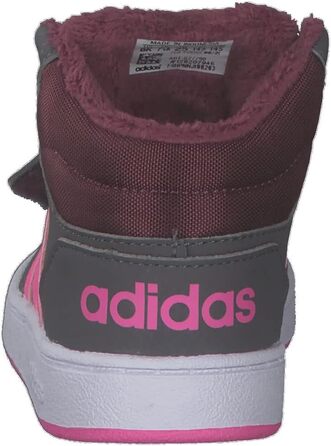 Кросівки Adidas Hoops Mid 2.0 для дітей (22 EU, сірий, рожевий, чорний)