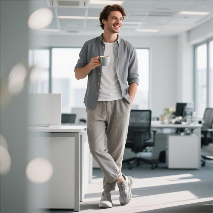 Чоловічі кросівки для бігу та ходьби ALLSWIFT (42 EU, білий)