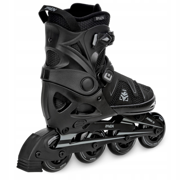 Регульовані ролики RAVEN Pulse PRO Black FitGo, розмір 43-46