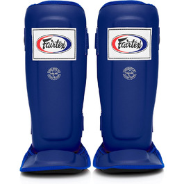 Захист гомілки Fairtex SP3 для муай-тай та MMA, синій, розмір L, легкі та міцні, для чоловіків, жінок і дітей