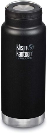 Пляшка для води Klean Kanteen Classic 591 мл, чорна матова, універсальна