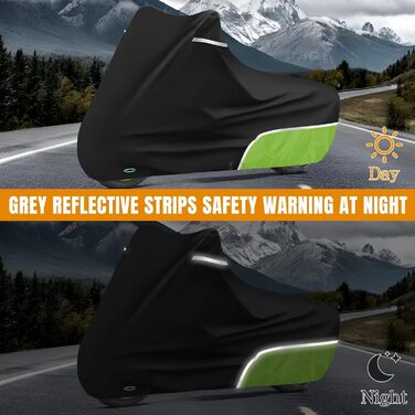 Водонепроникний чохол для мотоцикла 420D Oxford, сумісний з Kawasaki Z900, Z1000, Z750, ER6N, Z800, Vulcan S (без багажника)