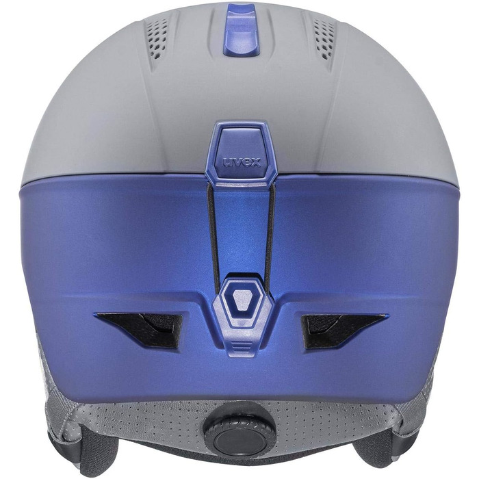 Лижний шолом Uvex Ultra Pro сірий/синій, унісекс, 55-59 см