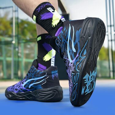 Чоловічі баскетбольні кросівки для студентів, антиковзаючі, зносостійкі, модні спортивні кросівки, великі розміри, червоно-зелені (42 EU, Heizi)