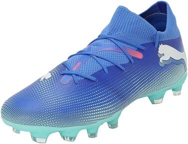 Жіночі футбольні бутси PUMA Future 7 Match Fg/Ag, 37.5 EU, Bluemazing/Puma White/Electric Peppermint