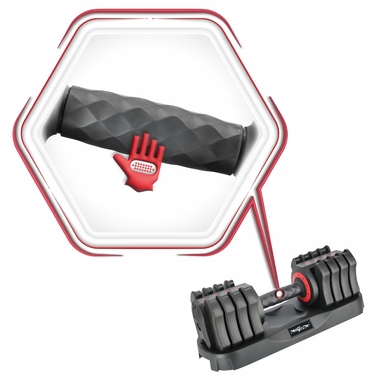 Регульовані чавунні гантелі Activ/Space 1 x 10 кг