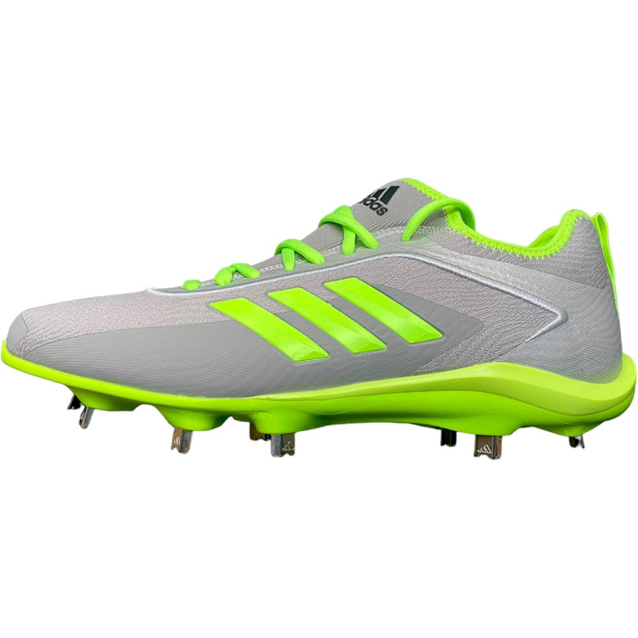 Кросівки для бейсболу Adidas Adizero Stabile 5-Tool з металевими шипами, розмір 42 2/3 EU, сірий колір