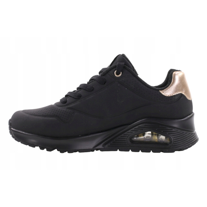 Жіночі кросівки SKECHERS UNO GOLDEN AIR, чорні, 38 EU