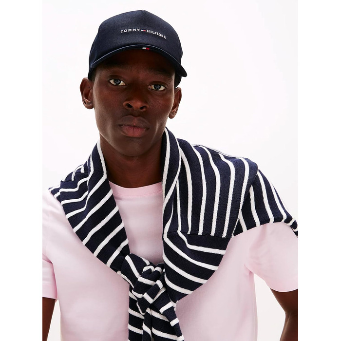 Чоловічий ремінь Tommy Hilfiger, універсальний розмір, білий (Space Blue)
